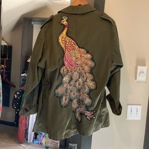 Furst of a Kind Peacock army jacket